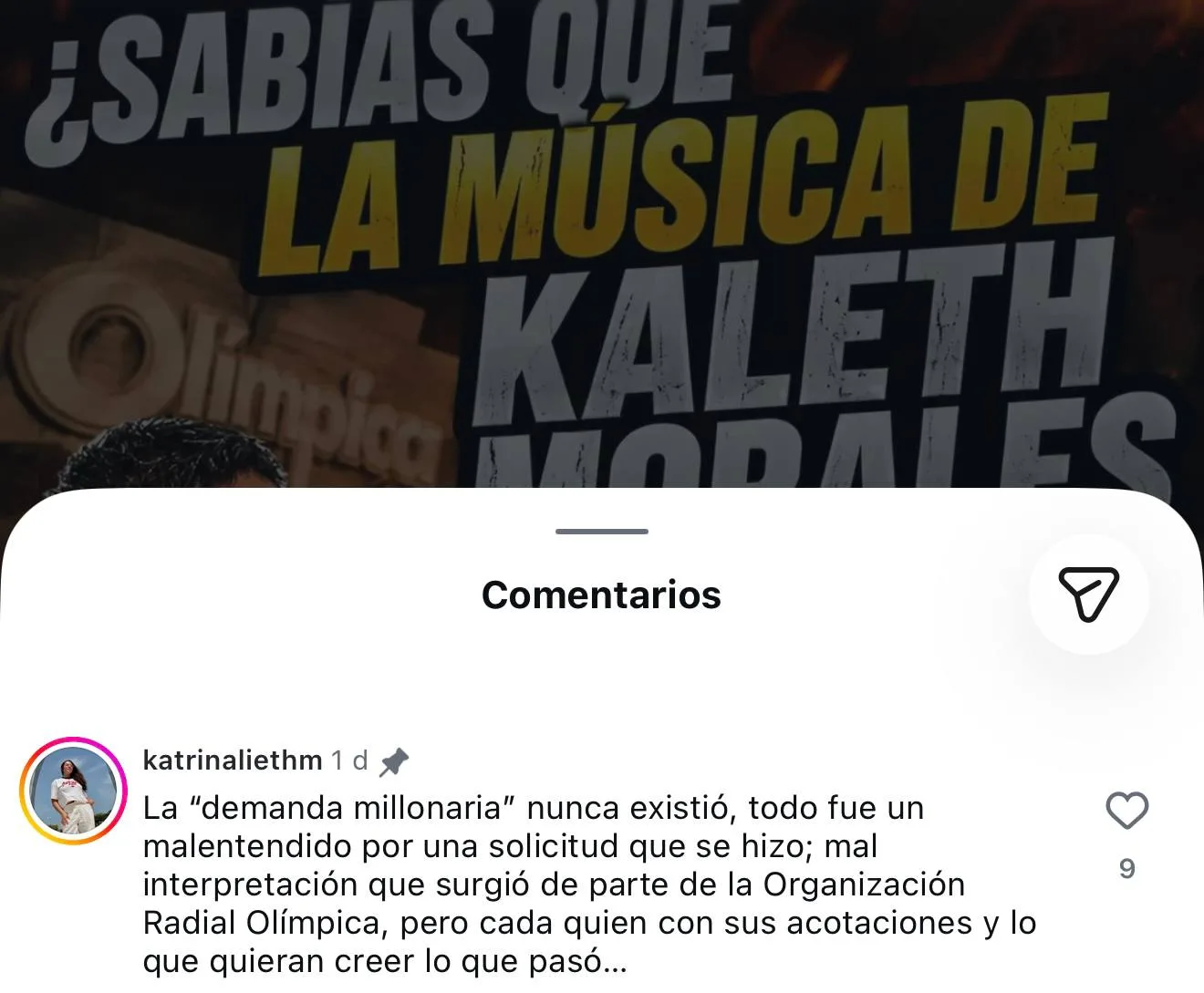 Imagen de Hija de Kaleth Morales aclara polémica con su música en la radio